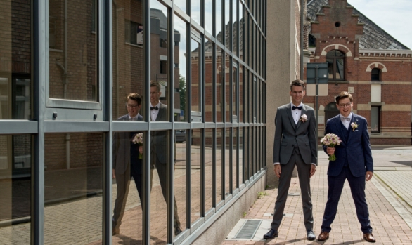 Bruiloft in Diepenbeek, België - Luc en Gert